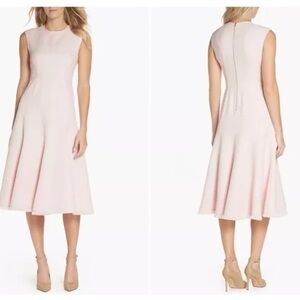 Eliza J A-Line Midi Dres
